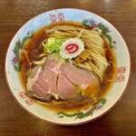 自家製麺 麺や ひなた - 焼きアジの冷やし醤油らーめん 1200円　※限定メニュー