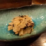 男の台所 家 - お通し(白ゴーヤ)