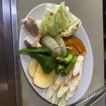 焼肉宝来軒 - 野菜焼き
