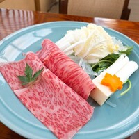 岡半 - しゃぶしゃぶランチコース