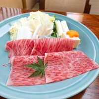岡半 - しゃぶしゃぶランチコース