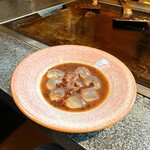 やっちゃば - わらびもちに小豆