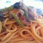 アルバトロス - パスタのアップ