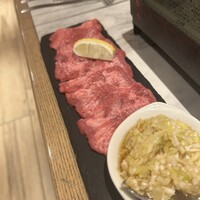 大井町銭場精肉店 - ネギ塩牛タン
