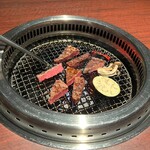 焼肉きたじま - 良い感じに焼き上がったシャトーブリアン(A5ランク)です(o^^o)