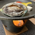 あおまさ - アワビの踊り焼き