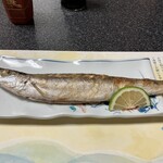 あおまさ - オオカマスの塩焼き