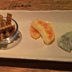 築地壽屋さんの乾物盛り合わせ