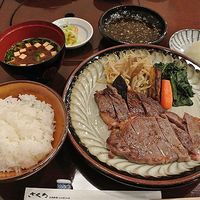 ざくろ TBS店 - 牛ロースステーキ