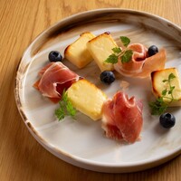 生ハムとクリームチーズ西京焼　盛合せ