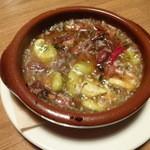 baru Publo - 【H26.4.23】そら豆とホタルイカのアヒージョ６００円。