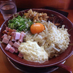 とんこつらーめん ひかり - 2014年4月8日マイルドアンドジャンキーまぜそば