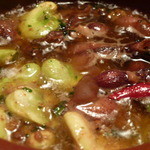 baru Publo - 【H26.4.23】そら豆とホタルイカのアヒージョ６００円。