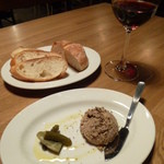 baru Publo - 【H26.4.23】鶏レバーのパテ（パン付き）５５０円。