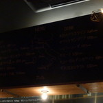 baru Publo - 【H26.4.23】カウンター上の黒板メニュー。