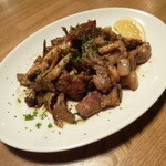 baru Publo - 【H26.4.23】大和豚とキノコのガーリックソテー８５０円。