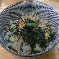 むとう - 二膳目は、鯛茶漬けでたべました
