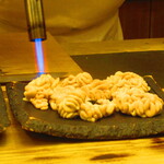 鮨処 凜 - 大将おまかせ　１５０００円（税込）　一品料理-５　釧路産真鱈の炙り白子　1【２０２４年９月】