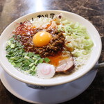 自家製麺 ら～めん かり屋 - 月見 台湾カレーら~めん