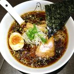 札幌 凡の風 - 中華そば 純鶏出汁醤油のアップ