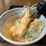 手打ちそば極楽乃 - 半天丼