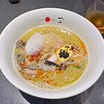 Japanese Soba Noodles 蔦 - メインの「クラブnero豚骨Soba」