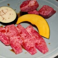 松阪苑 - カルビとゲタカルビの寄せ盛り