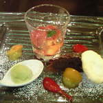 フクモト - ディナー（デザート盛り合わせ）