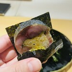 鮨 かぐら - 鯖の棒鮨