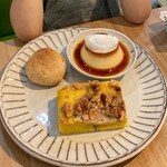 喫茶とギャラリー なみなみ - なみなみプリンプレート