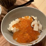 日本料理 新茶家 - 松茸ご飯に新いくら
