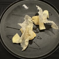 リストランテベルーガ - フォアグラ　林檎　蜂蜜