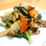中華ダイニング SCENT - サンマときのこの山椒塩炒め