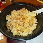 担担麺や 天秤 - 追い飯