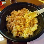 担担麺や 天秤 - 追い飯