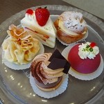 琥珀茶菓 - 4周年記念のケーキイベント、ケーキセット925円