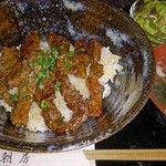 李朝房 - ランチメニューのカルビ丼♪