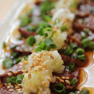 当店自慢のレバテキ