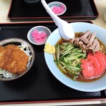 松島軒 - 冷やし中華とミニソ―スかつ丼