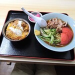 松島軒 - 冷やし中華とミニかつ丼