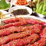 Hanryuu Makkori Sakaba Kusano Ya - 特製タレを揉み込んだ韓国焼肉牛カルビ♪3000円コースメインの1種にも、また4000円コース食べ放題にも選択できます☆