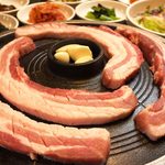 Hanryuu Makkori Sakaba Kusano Ya - 肉厚なサムギョプサル♪3000円コースメインの1種にも、また4000円コース食べ放題にも選択できます☆