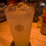 居酒屋 ヨーテル - かぼす酒をソーダ割で。呑みやすすぎて危険！！