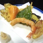 旅館・かじか荘 - 夕食（天ぷら）
