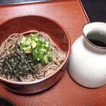 旅館・かじか荘 - 夕食（冷たい蕎麦）