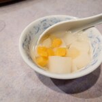 清香園 - サービスの杏仁豆腐