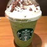 スターバックス・コーヒー - 季節限定商品、チョコレート ブラウニー 抹茶 クリーム フラペチーノをGrandeでいただきました( ´ ▽ ` )ﾉ