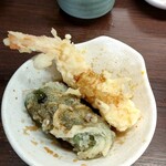 だるまの天ぷら定食 - 