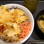松屋 - 【期間限定】キャベツとベーコンのペペロンチーノ牛めし