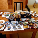 お宿 お食事処 鱗晃荘 - 予約時間にスタンバイ